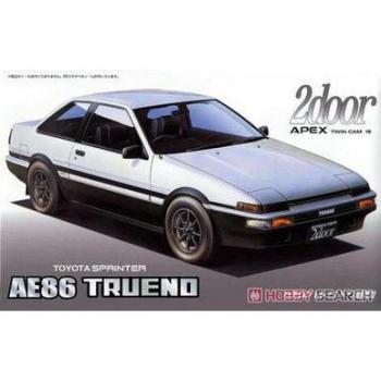 Fujimi 1/24 1985 AE86 Trueno – Apex White Version