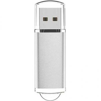 Zinc Alloy USB Flash Drive CW10029 High Speed USB 2.0 with Clear Cap