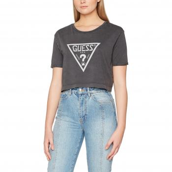 Mujer Fashion Boyfriend Shirt gris oscuro acid wash