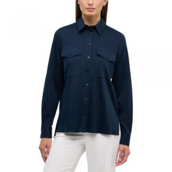 Eterna Hemdbluse LOOSE FIT navy Damen Größe 36
