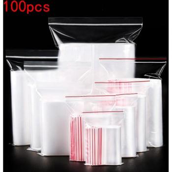 Bolsa de Sellado Plástico Zipper 100 Unidades