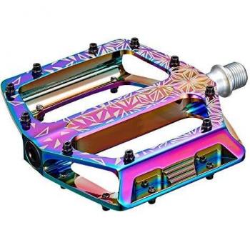 Supacaz Krypto Flat DH Pedals Oil Slick CNC