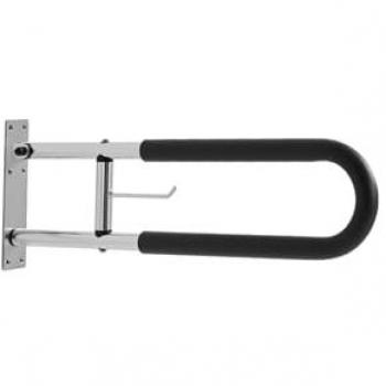Barre d’appui WC VEVOR 765 mm, résistance 136 kg, porte‑papier et poignée anti‑glisse