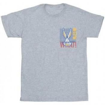 Bugs Bunny T-shirt Nera What per Ragazzi Looney Tunes