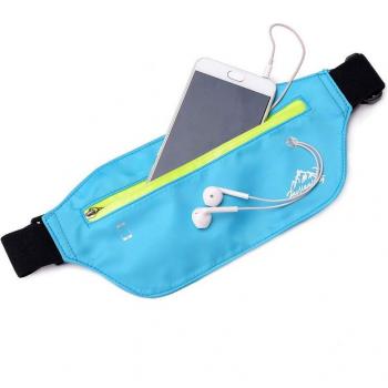 1 Pcs Adjustable Waist Bag Zipper Large Capacity for Sports and Outdoor Running HB88