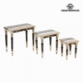 Tavolino con Set di Tre Sedie, Mesa Juego de Tres 30x30x38 cm