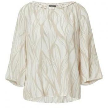 S.Oliver BLACK LABEL Bequeme Regular Fit Bluse in Beige, Größe 36