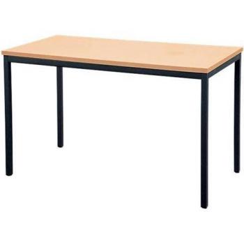 Niceday 1200 x 600 mm Rectangular Table in Beech and Aluminium