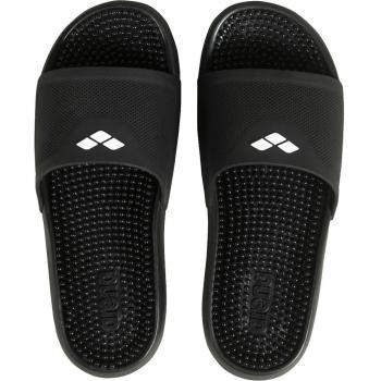 Flip Flop Unisex Arena Marco Nero con Soletta Interna Massaggiante e Alta Aderenza per Acqua, Taglia 46