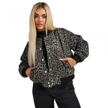 Cozy Brown Brushed Bomber