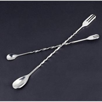 Dual Purpose Cocktail Stirring Spoon