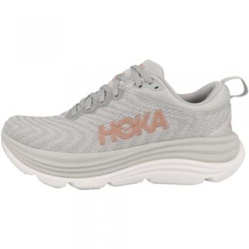 HOKA Gaviota 5 Damen Laufschuhe Hafennebel/Roségold Größe 43 1/3