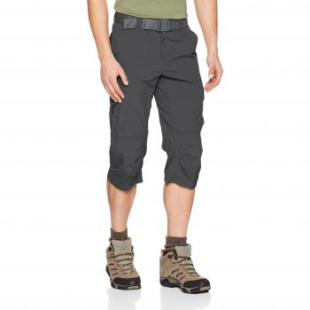 Columbia Pantacourt Capri Homme, Silver Ridge II, W36/L19 EU, Gris