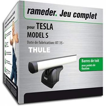 Rameder Pack Barres de Toit ProBar pour Tesla Model S avec Aileron Arrière Intégré