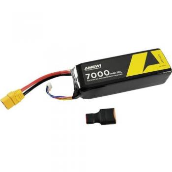Amewi LiPo 3S 11,1 V 7000 mAh Akku für Modellflugzeuge – XT90‑Hardcase