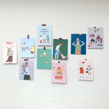 Décoration Photo Famille Korea – 10 Cartes