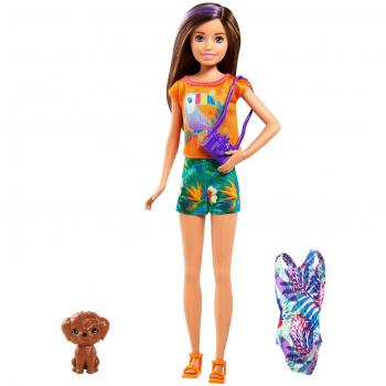 La poupée Barbie Stacie avec son chiot