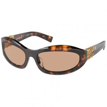 Miu Miu Elegant Brown Sunglasses, 59 mm, Women's (MU14ZS 14L90H)