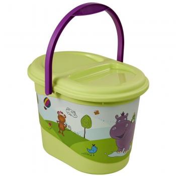Keeeper Hippo 13‑Liter Wassertank, Deckel, Tragegriff, Farbe Grün – Modell Karol