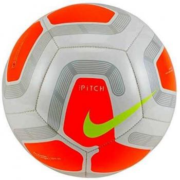 Nike Soccer Ball, Suitable for Unisex, Grownup, Color mixture: White, Total Orange, Grey, Volt, Size 5