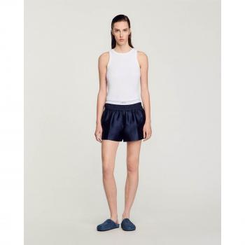Sandro Comete Satin Shorts