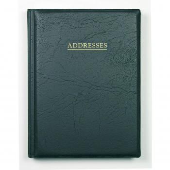 Collins Wirebound Business Address Book A5 Black