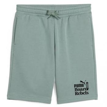 Puma Kinder Sportshorts MID90S grün 176
