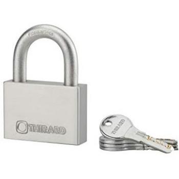 Cadenas à clé Thirard Rinox inox 70mm extérieur