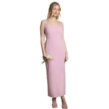 Antique Rose Wedding Guest Dress – Coast Midaxi, Sleeveless, Square Neck, Bowback