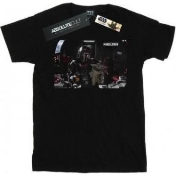 T-shirt Star Wars The Mandalorian Mando e Co-Pilota per Bambine