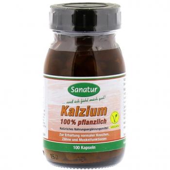 Kalzium Kapseln (pflanzlich), 100 Stück