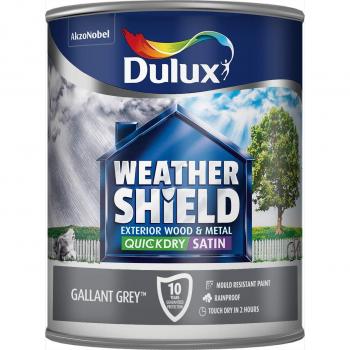 Dulux Weathershield Quick Dry Satin Paint