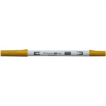 Tombow Dual Brush Marker ABT Pro 076 Groen Oker