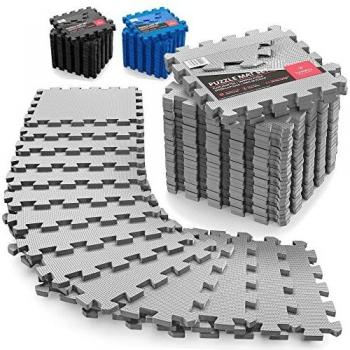 HomeGym SoftFoam Interlock Mats – 18 Pack