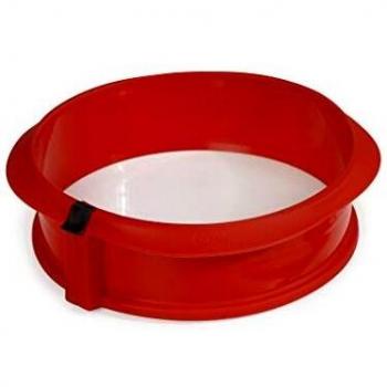 Molde Pastel Desmontable Rojo 23 cm