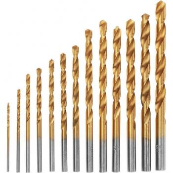 13pc High-Speed Steel Drill Bit Collection