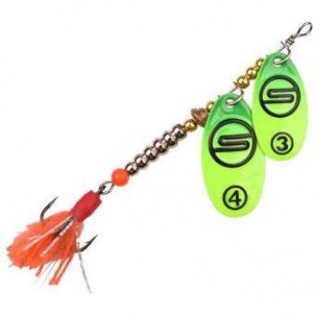 Spro Splash Duo Spinner Tigre Incandescent 10 cm (9 g) Cuillère Rotative