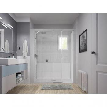 Ducha Kinedo Kinemagic 140x70 con Diseño Nicho Mixto y Puerta Corredera