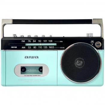 Audio‑G Boombox (Pastel Green) – Model RCP3, Aiwa