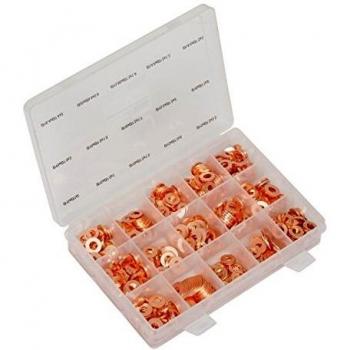 Bahco 450 Pzas de Arandelas de Cobre para Inyectores