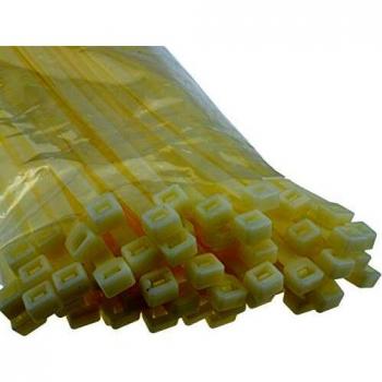 Natural cable ties 450mm x 9mm Nylon 66 UL approved 100 bundle pack