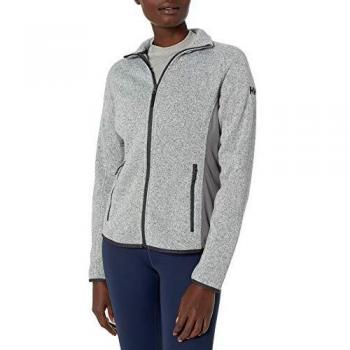 Varde Fleece Helly Hansen para mujer, color gris melange, tamaño XL