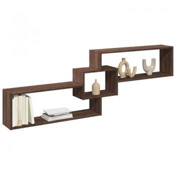 TORANA Estante de Pared de Madera de Ingeniería 158x18x53 cm