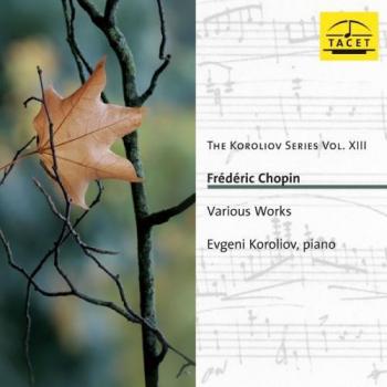 Chopin Various Works CD