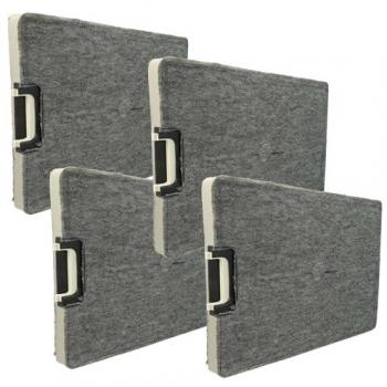 Filtro Carbone Attivo VHBW 4x – Sostituto Miele 5797941 per Cappe DKF10