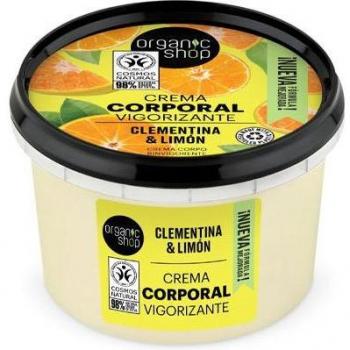 Crème pour le corps à la clémentine et au citron Organic Shop, 250 ml