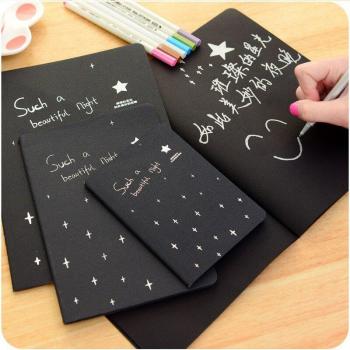 Black Paper Drawing Notebook