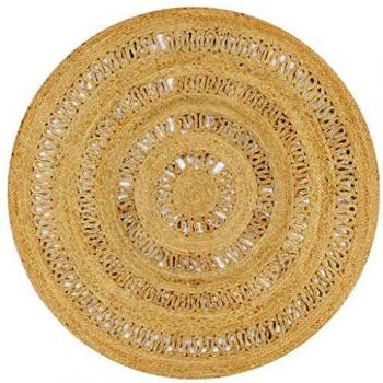 VidaXL Handmade Jute Braided Rug 120 cm