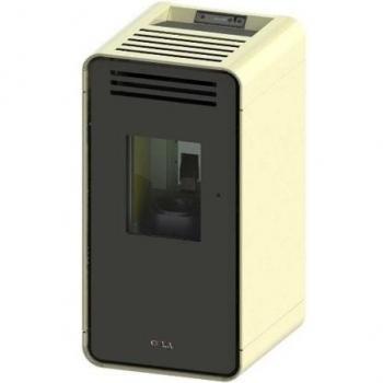 STUFA PELLET AMBRA 6KW AVORIO