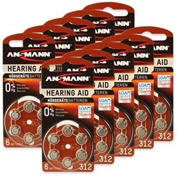 Piles auditives 312 1,4V (pack de 10)